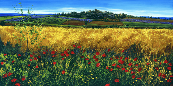 Tuscan Meadow — fine art giclée print by Jennifer Vranes